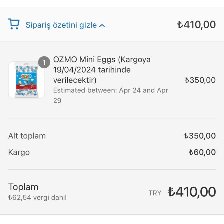 Şölen Boutique Ödemeyi Alıp Gönderilmeyen Sipariş