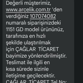 Arçelik Com TR Sattığı Ürünü Teslim Edemiyor