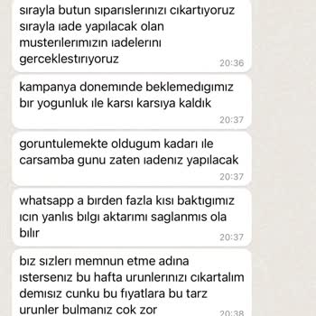 Butik Ponçik Sipariş Ve İade Sürecinde Yaşanan Mağduriyet