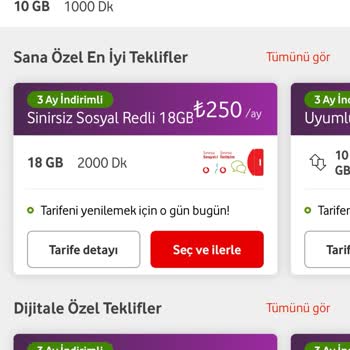Vodafone Tarifeniz Bittiğinde Size Uyguladığı Hayali Tarife