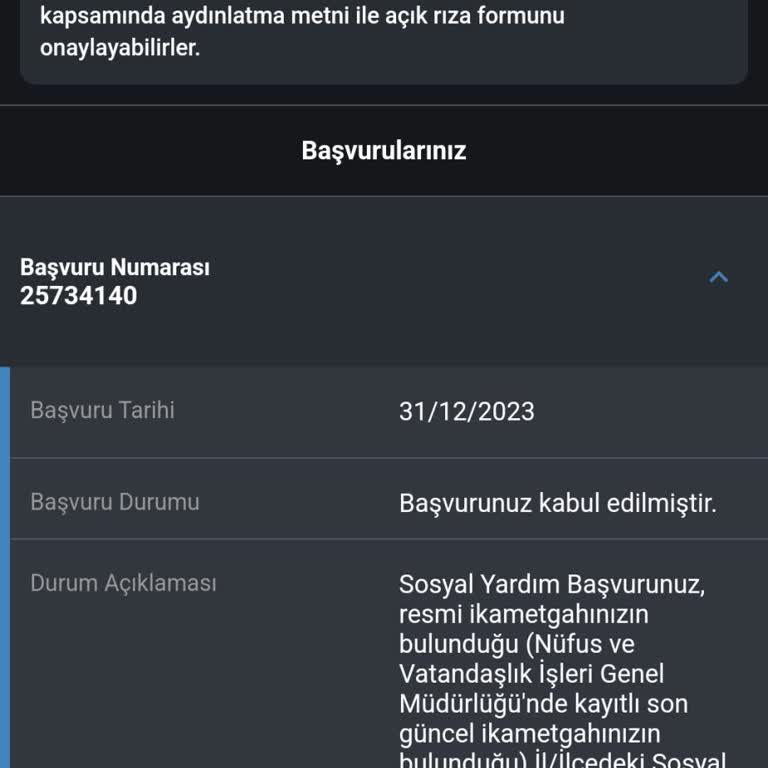 Aile ve Sosyal Hizmetler Bakanlığı Sosyal Yardim Başvurum Onaylandı Ama Param Yatmadı!