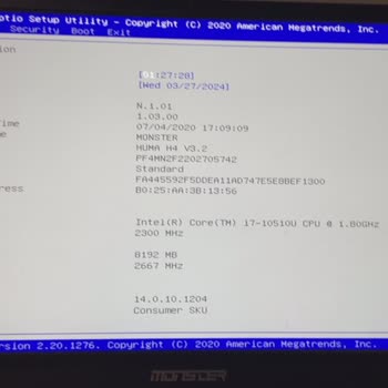 Monster Notebook Bıos Güncellemesi Yapamıyor!