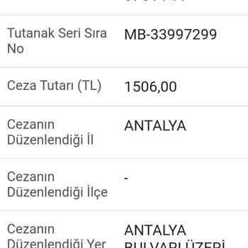 Turyap Trafik Ceza İtirazım