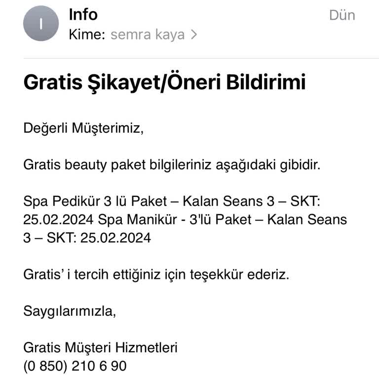Gratis Aldığım Paketi Yanlış Yönlendirme Yüzünden Hiç Kullanamadım