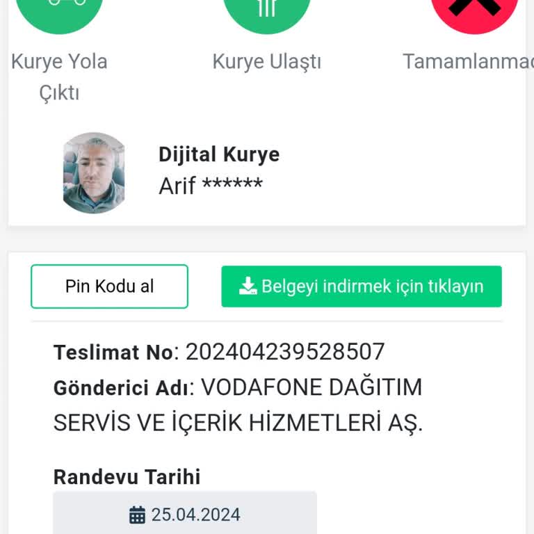 Dijitall Kurye Yüzünden Cezai İşlem Uygulandı