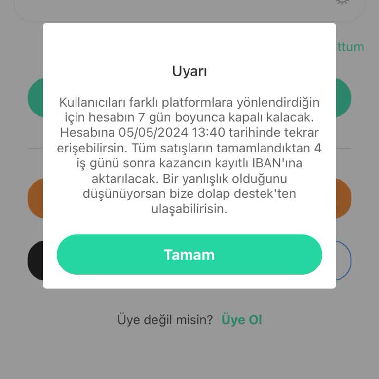 Dolap Hesabı Durduk Yere Kapatıyor