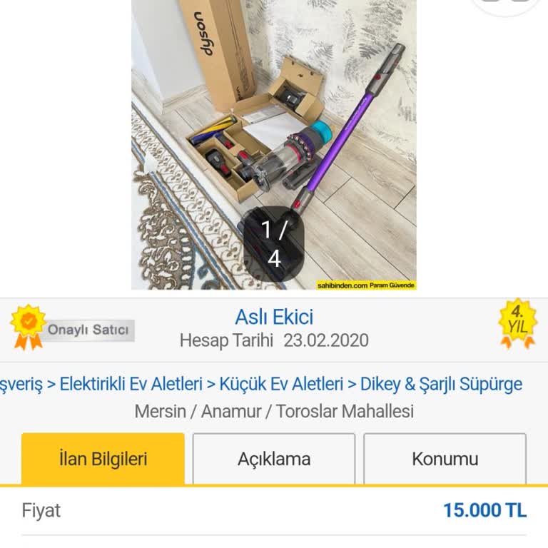 Sahibinden WhatsApp Üzerinden Yanıltıcı İlanla Mağduriyetim