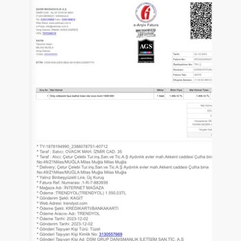 Trendyol Hatalı Ürünün İadesini Talep Ediyorum