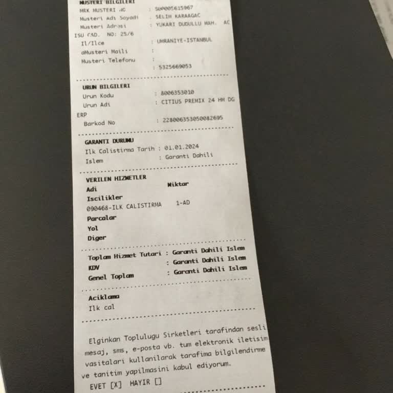 ECA Kombi Ses Yapması