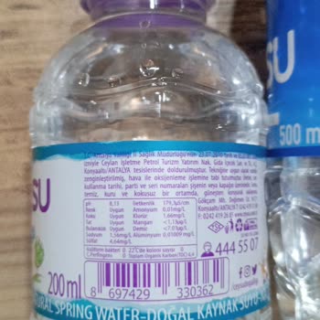 Ceysu 500 Ml Su Ve Ceysu 200ml