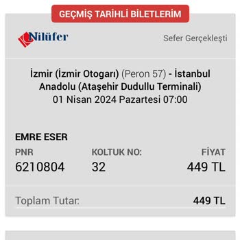 Nilüfer Turizm Teknik Sebeple İptal Ettiği Yolculuğun Parasını Ödemedi