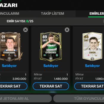 EA Sports Fc Mobile Satış Emri