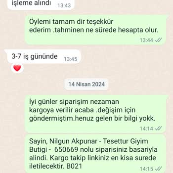 Zeynep Boutique (Zen Tesettür) Sipariş Sorunları Ve İletişimde Yaşanan Aksaklıklar
