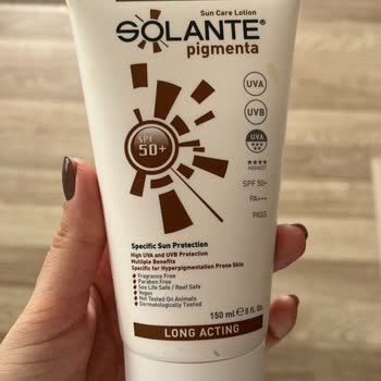 Solante Güneş Kremi Ürünlerin Değişmesi