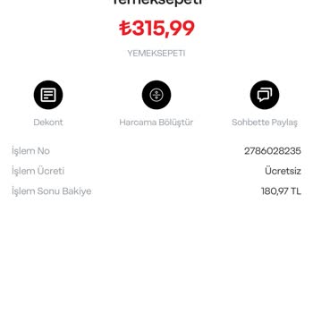 Yemek Sepeti'nin Karttan Fazla Para Çekmesi
