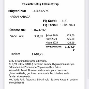 Ender Mağazaları Ödeme Yaptığım Halde Borçtan Düşmedi