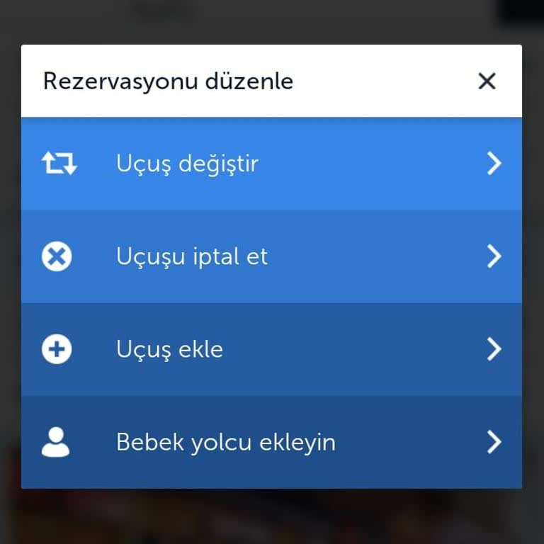 THY Gidiş Dönüş İptal İşlemi