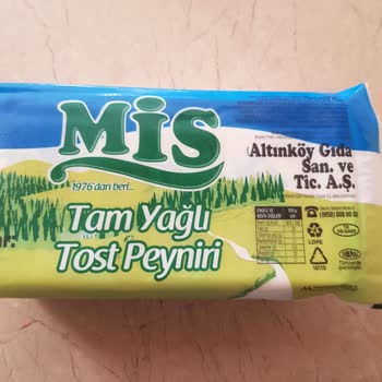 Mis Tam Yağlı Tost Peyniri Gaz Kokuyor