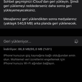 WhatsApp Business WhatsApp Sohbet Geçmişi Geri Yükleme Sorunu