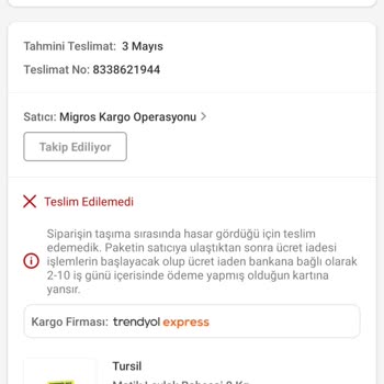 Trendyol İlgisizlik Firmasını Arkasında Durmuyor