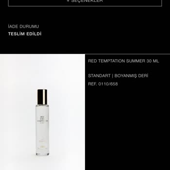 Zara Parfüm Parasının İadesini Yapmadı