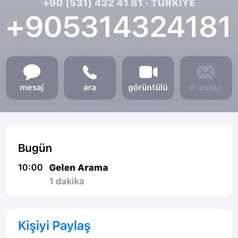 Telefonla Araması
