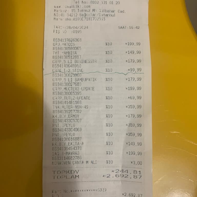 Konya Kent Plaza AVM LCW Kasada Ürün Kalması