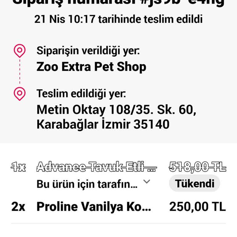Yemeksepeti İade Sürecinde Yaşanan Mağduriyet