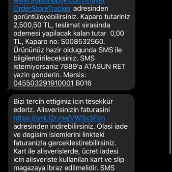 Atasun Optik Lens Siparişinde Yaşanan Gecikme