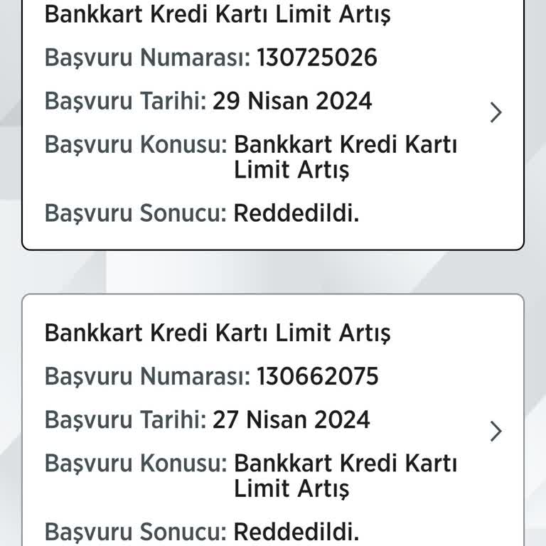 Ziraat Mobil Kredi Kartı Limit Arttırımı