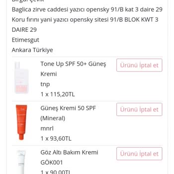 Doa Kozmetik Ürün Göndermeme Ve Ulaşılamaması
