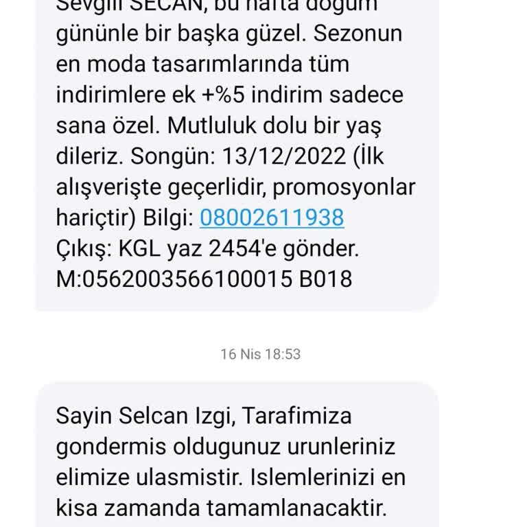 Kiğılı Giyim Bayram Öncesi İade Sürecinde Yaşanan Gecikme