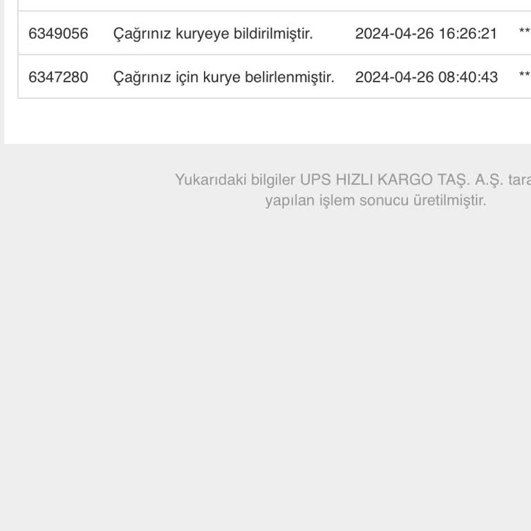 UPS Türkiye Kargo Almıyorlar? I