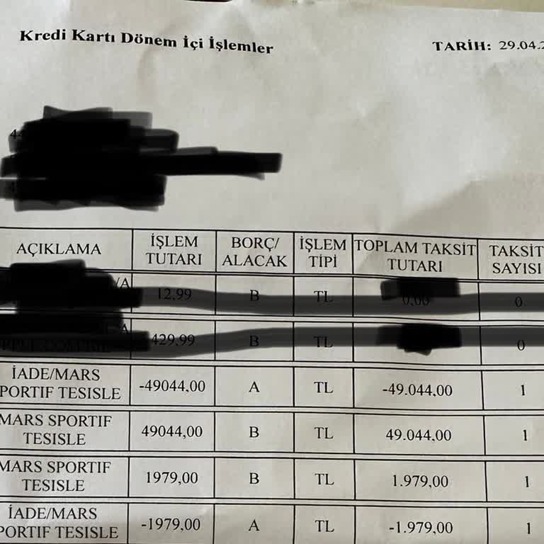 MACfit (Ankara) Macfit Kredi Kartı Mağduriyeti