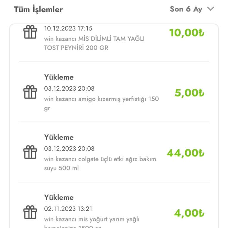 Şok Market Win Puan Silinmesi