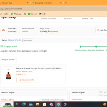 Trendyol Kargo Gecikmesi Ve Yetersiz Destek
