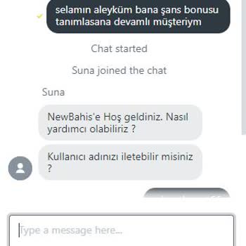 Newbahis Bonus Asla Eklenmiyor