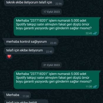 Sosyalify Teknik Ekibe Sözde İletilen Garanti Takipçiler