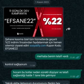 Sosyalify Teknik Ekibe Sözde İletilen Garanti Takipçiler