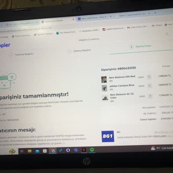 B&G Sportive Siparişim Kargoya Verilmiyor Yok Denilen Ürün Satışta Gözüküyor.