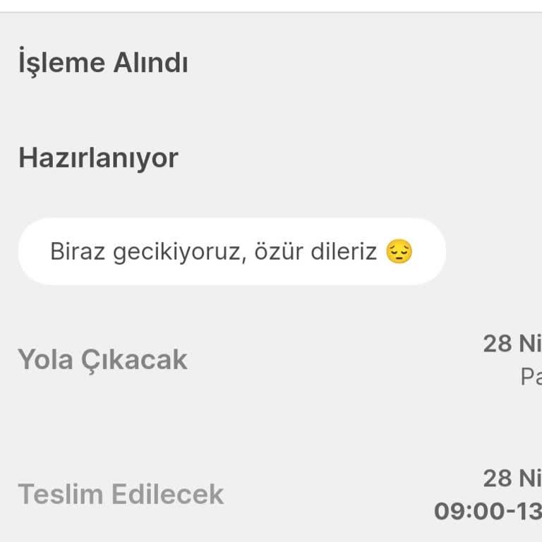 Hepsiburada Market Sipariş Gecikiyor İptal Edilemiyor