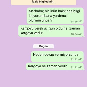 Lizbutik.com Kargoyu Verdim Elime Ulaşmadı