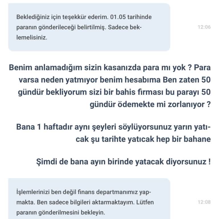Başarıbet Bahis Firması Paramı Yatırmıyor