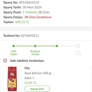 İade Yapmamak İçin 40 Takla Atan Trendyol Market