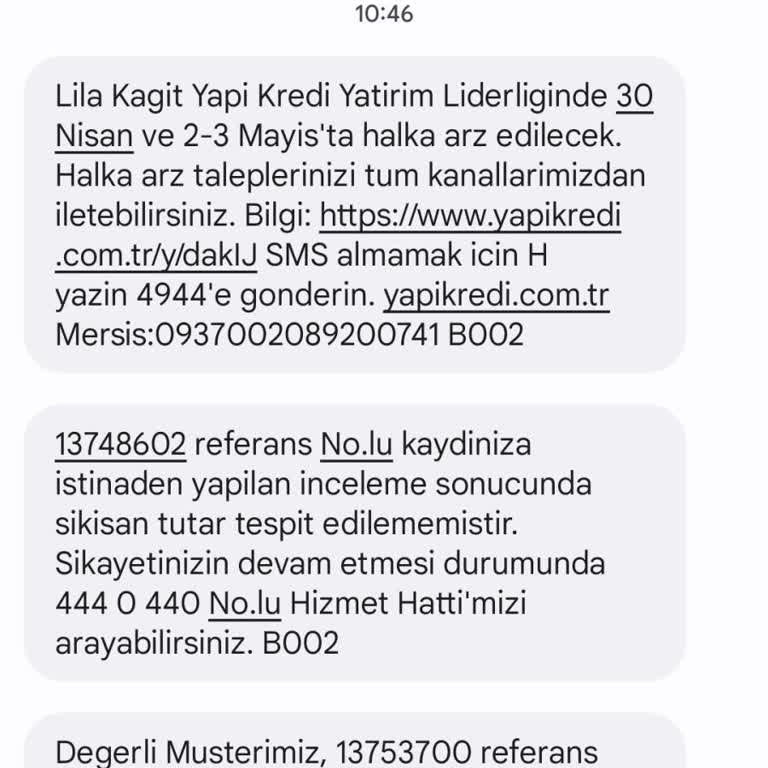 Yapı Kredi Bankası Eksik Bakiye Yatırması