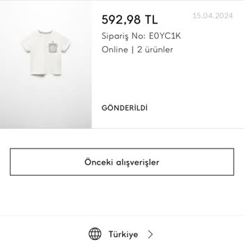 Mango Teslim Edilemeyen Sipariş!