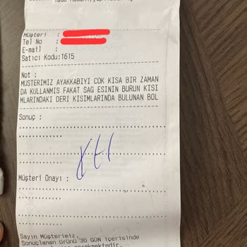 Aldığım Ayakkabı Yı Bir Ayda Yanlış Kullandığımı İddia Eden Skechers