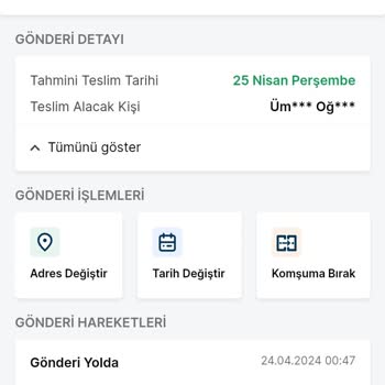 Trendyol Express Kargo Teslim Edilmemesi