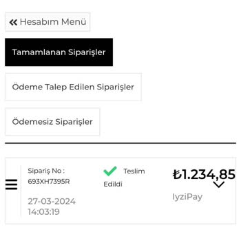 H&R Butik H&R Ürün Olmamasına, Yeni Ürün İstemememe Rağmen Para İadesi Yapmaması