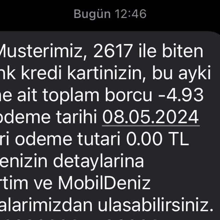 Denizbank Kapalı Hesabın Ekstre Bilgileri Geliyor